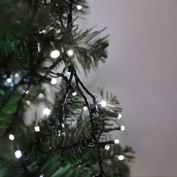 400 Sparkle LED Connectable String Light - Black Cable