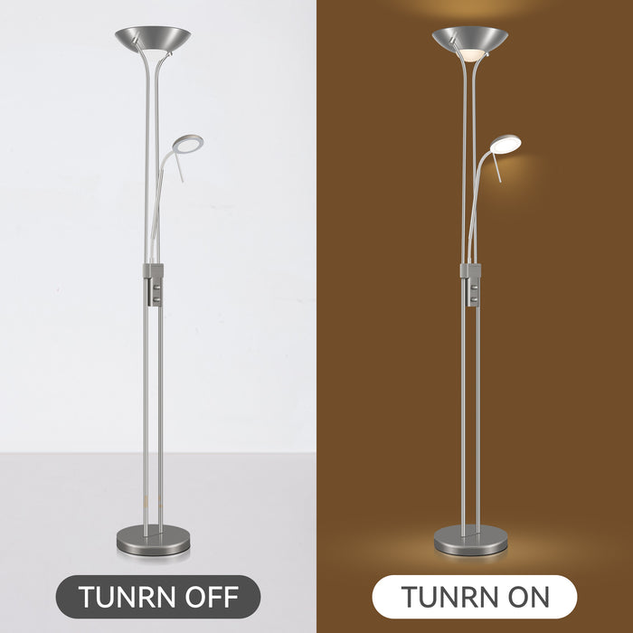 Buckley Dimmable LED Mother & Child Floor Lamp
