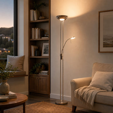 Buckley Dimmable LED Mother & Child Floor Lamp
