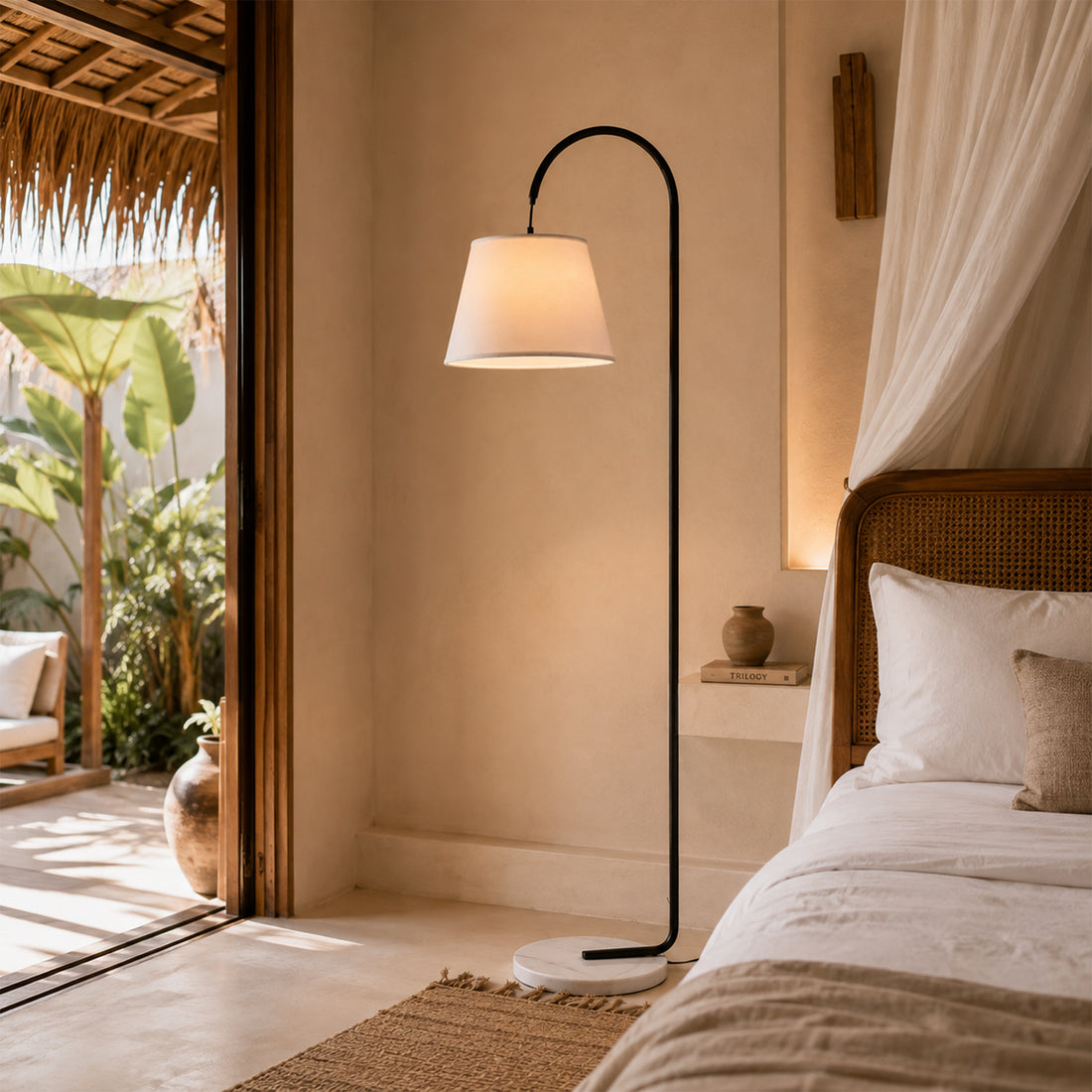 Thea Floor Lamp - White