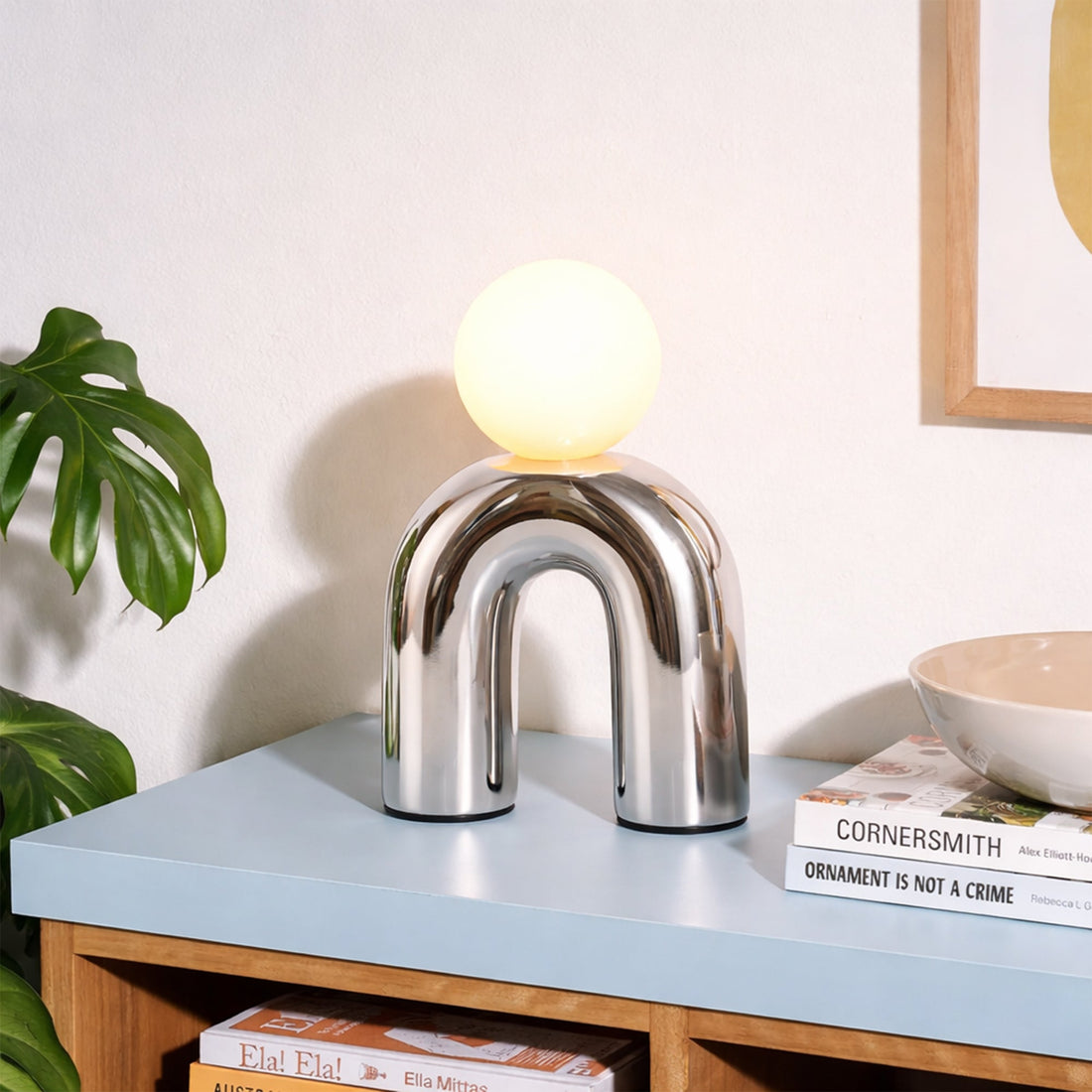 Mila Table Lamp Chrome