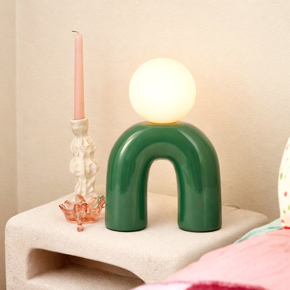Mila Table Lamp Green