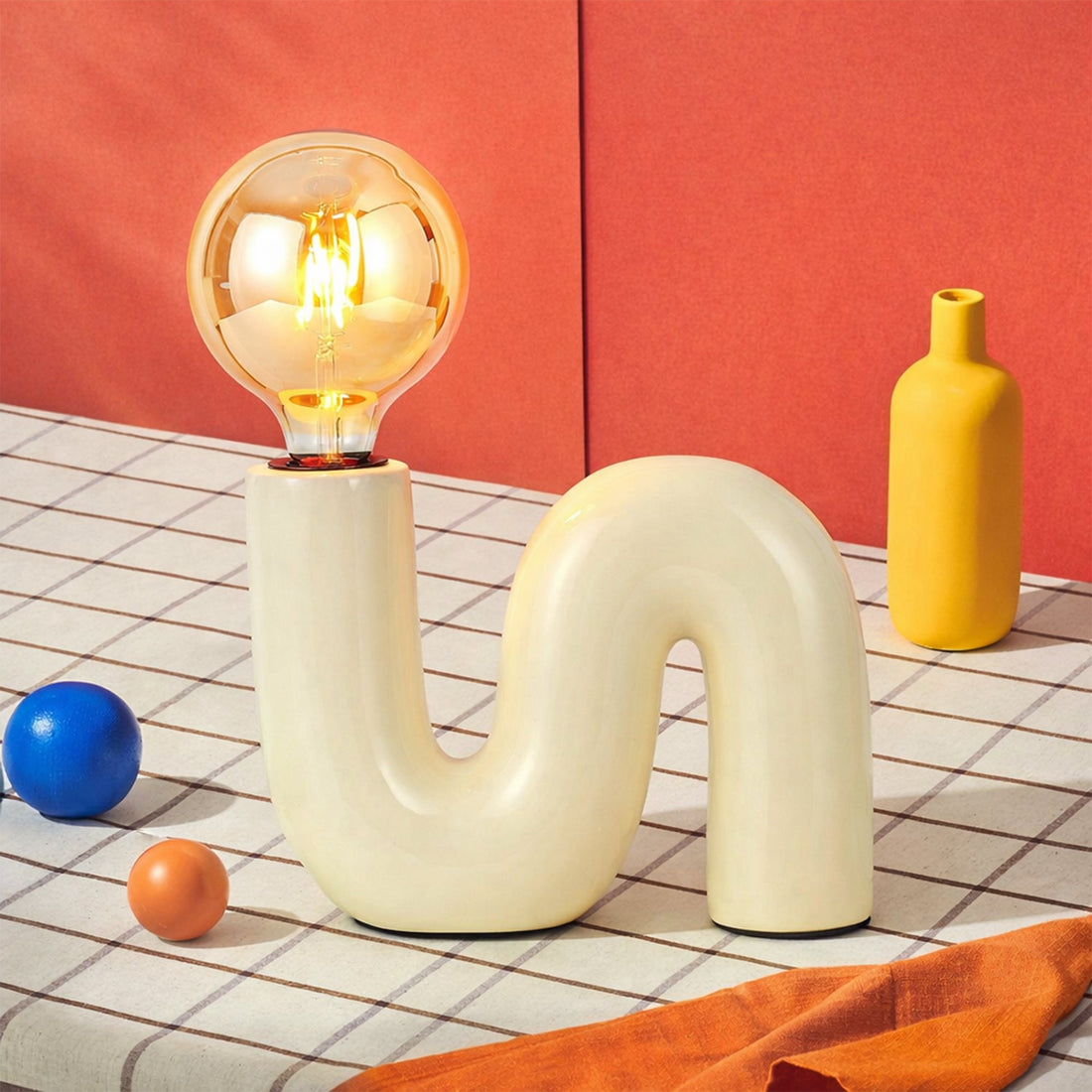 Millie Table Lamp Cream