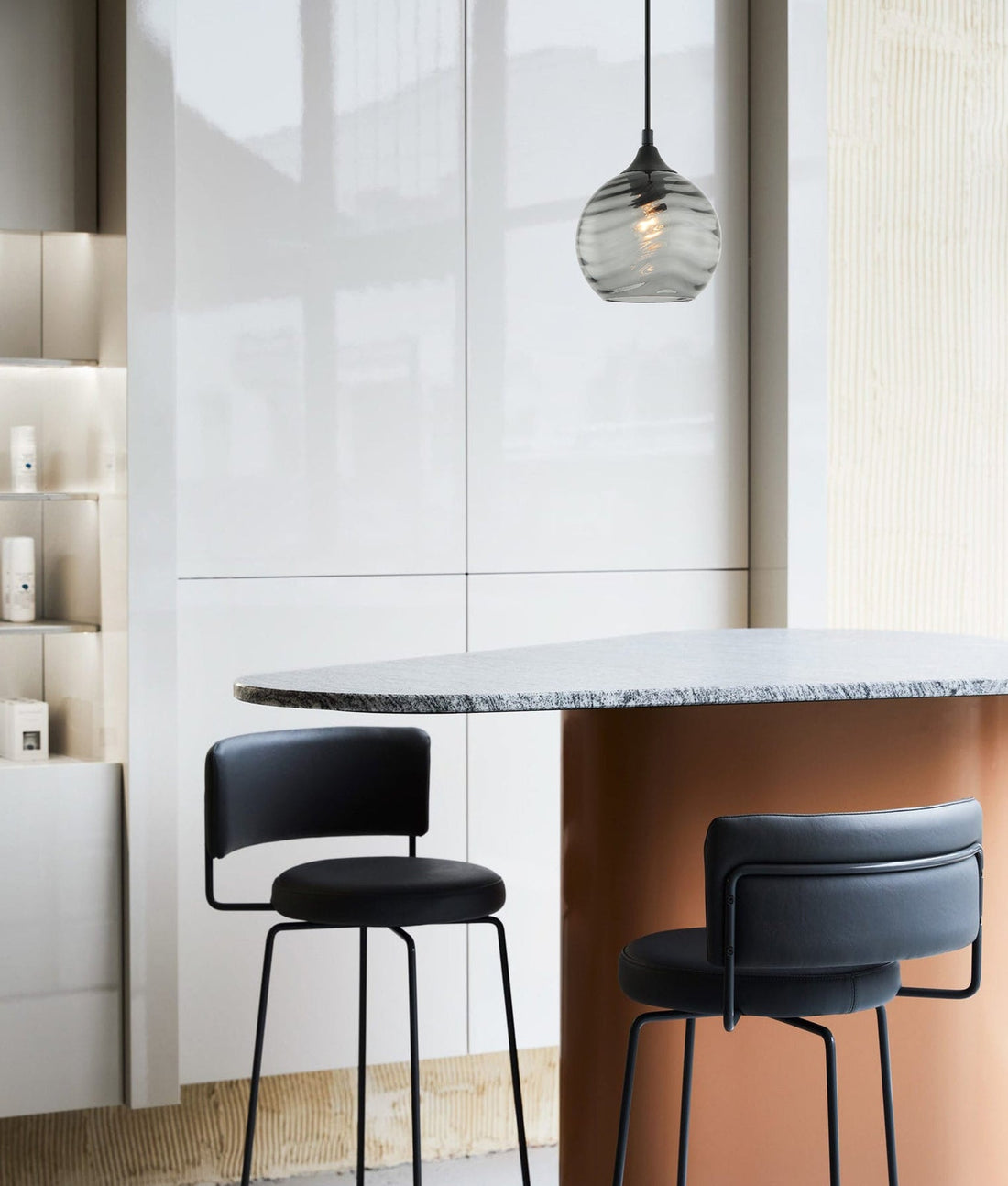 Marbre Pendant Light Smokey Black