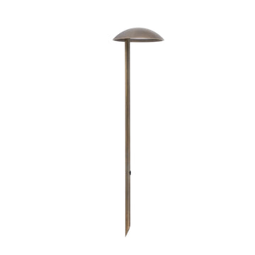 Mestolo Exterior 12V LED Garden Fixed Anti-Glare Spike Light IP65 Aged Brass