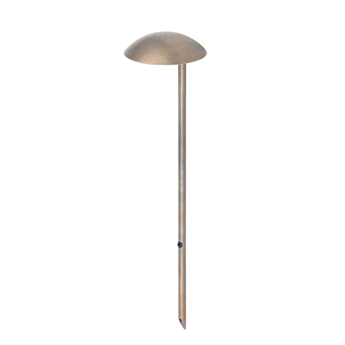 Mestolo Exterior 12V LED Garden Fixed Anti-Glare Spike Light IP65 Aged Brass