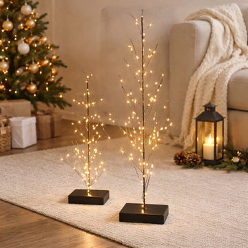 LED Decorative Blossom Trees Set of 2