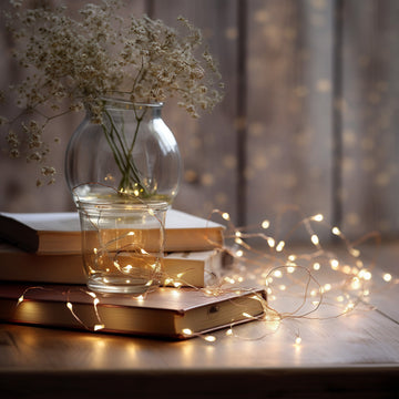 Battery Operated 40 Micro LED String Lights with Timer - 3 Colour Options