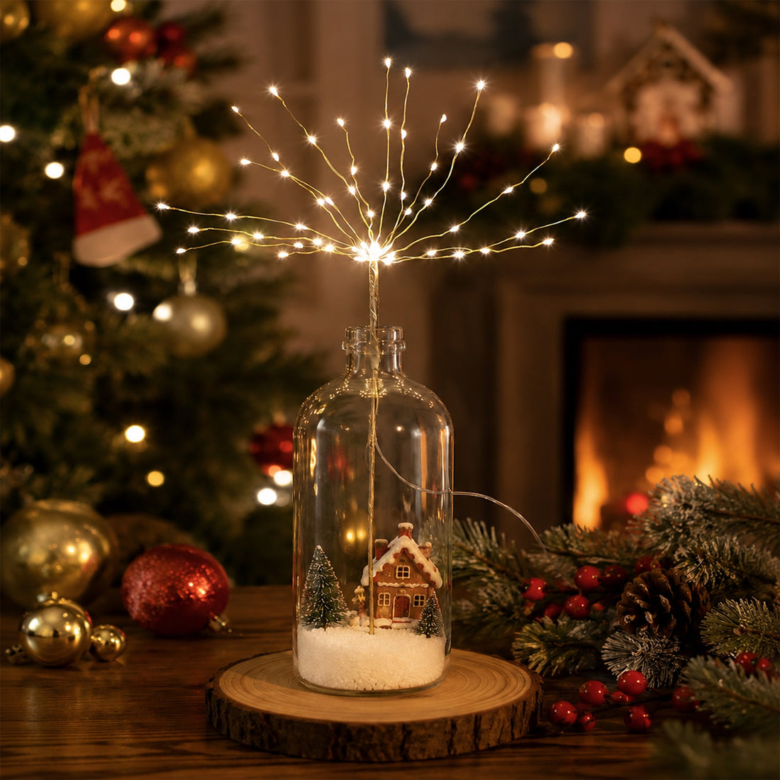 Battery Operated Micro LED Decorative Twig Firework