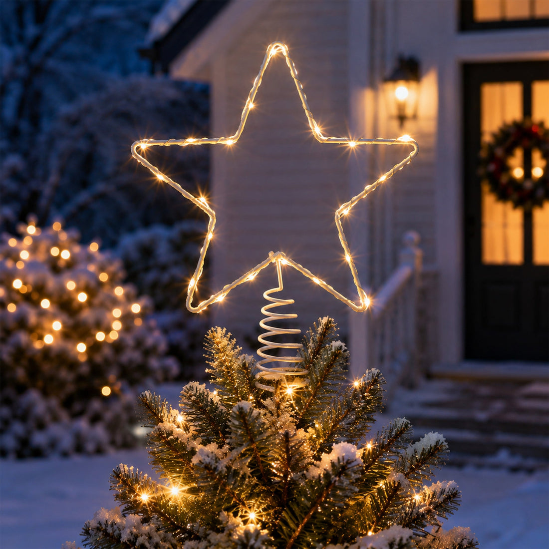 Lit star tree top - Battery Operate