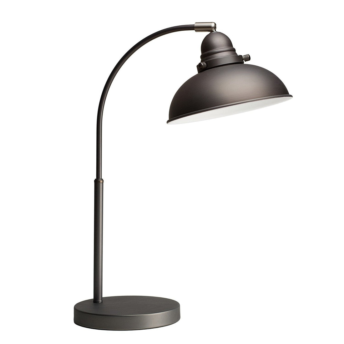 Manor Metal Table Lamp - Weathered Brass/Antique Copper/Antique Chrome
