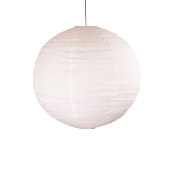 Kanto Round Linen Shade White 60cm