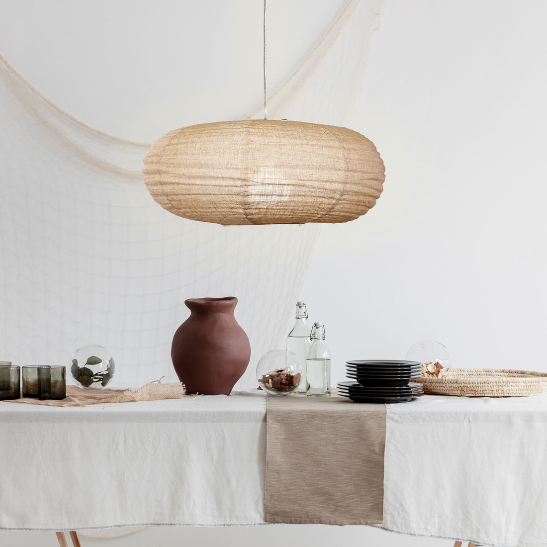 Kanto Flax Linen Shade Only 60cm