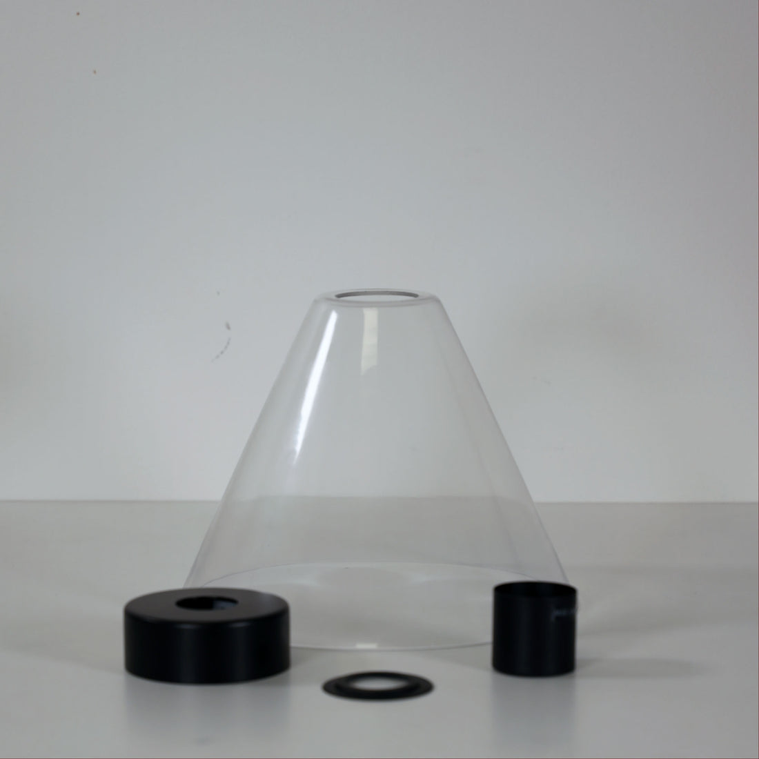 Heath Clear Glass DIY Black