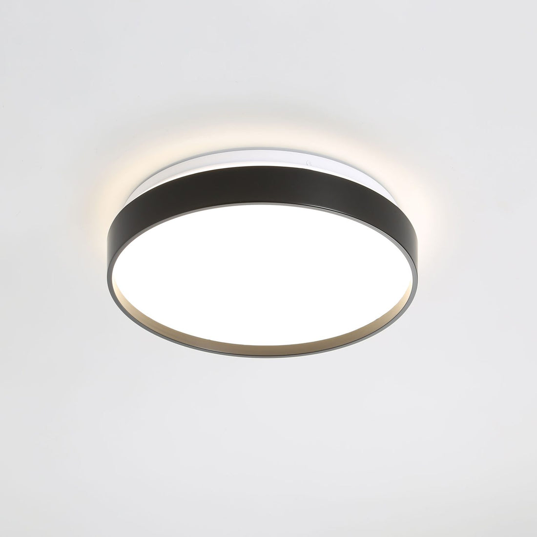 Leena Tri-Colour LED Ceiling Light Black 33cm