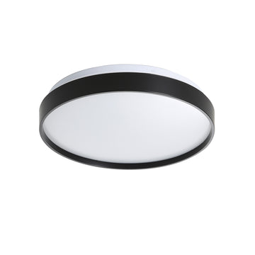 Leena Tri-Colour LED Ceiling Light Black 38cm