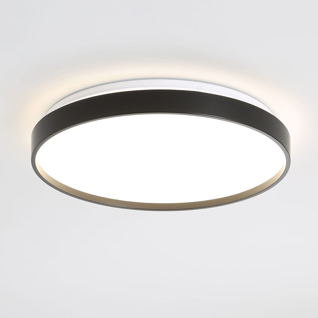 Leena Tri-Colour LED Ceiling Light Black 48cm