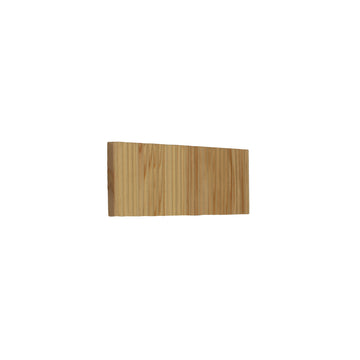 Rafter Scalloped Wood Tricolour LED Wall Light 30cm