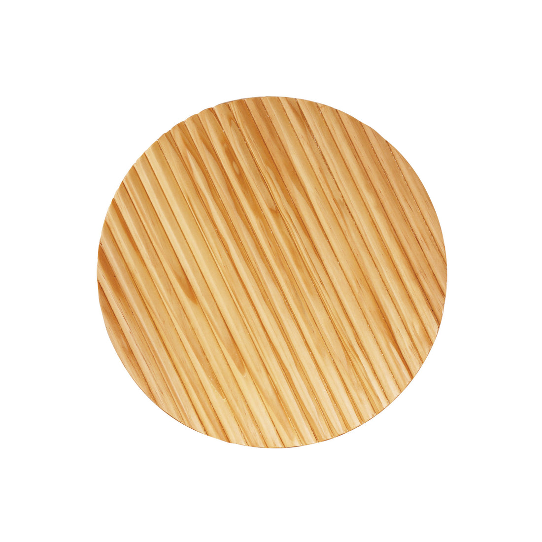 Dot Scalloped Wood Tri-Colour LED Wall Light 25cm