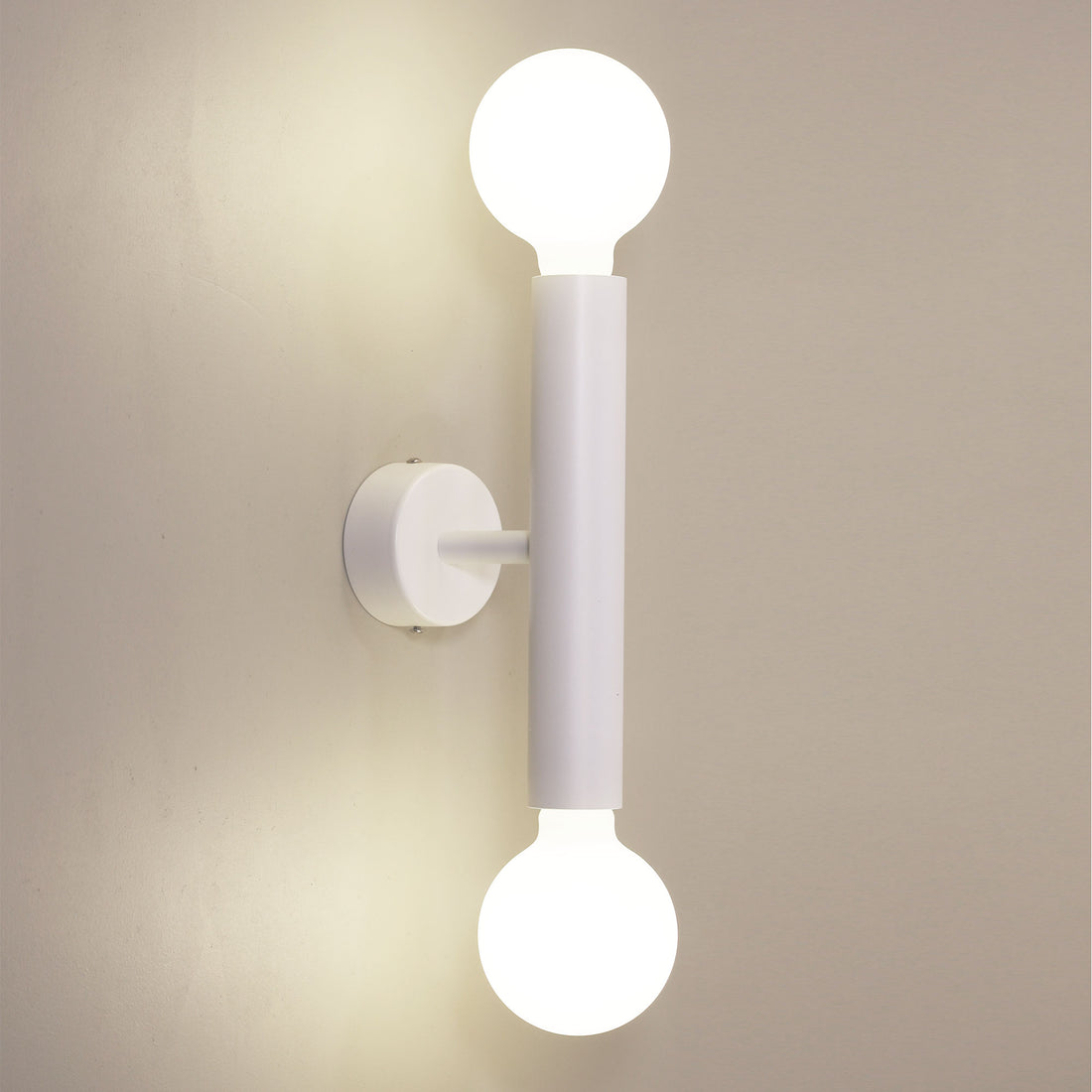 Toli Twin Wall Light White 2lt