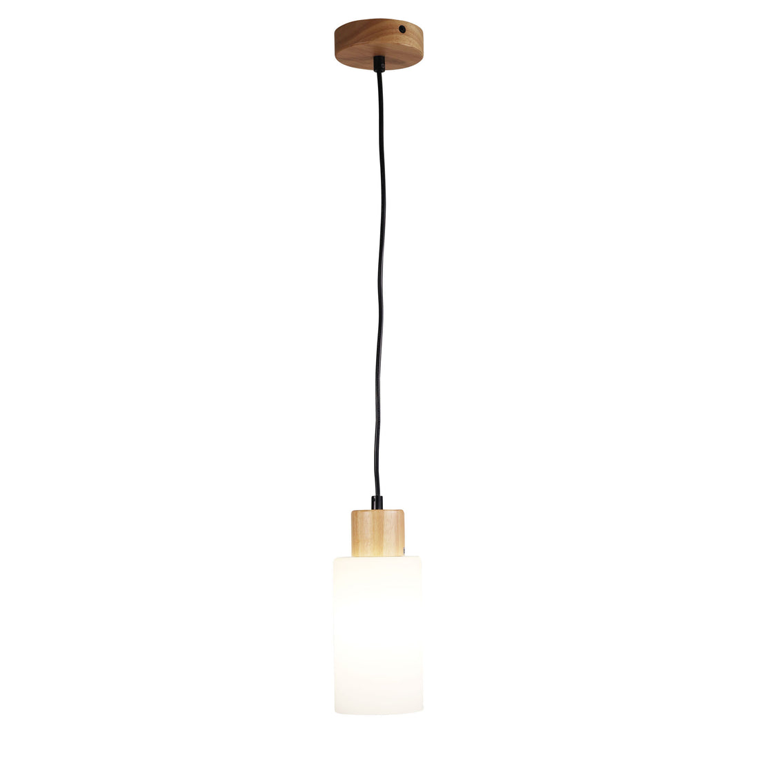Nina Glass & Timber Pendant Light