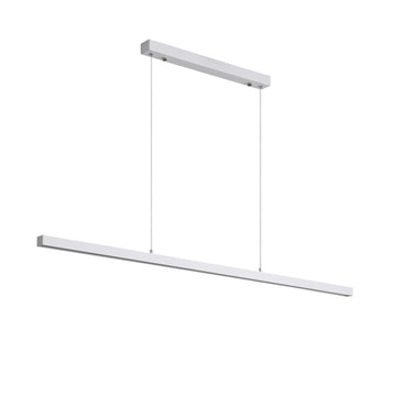 Shard Slimline TriColour LED Linear Pendant Light White 120cm