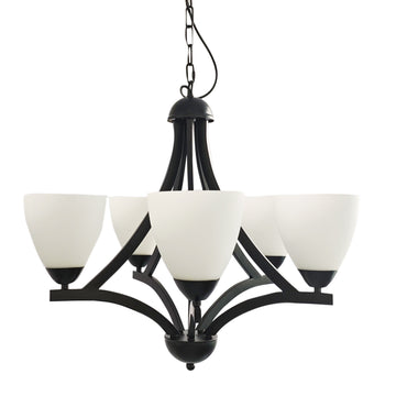 Roxby 5 Light Traditional Metal Pendant Light