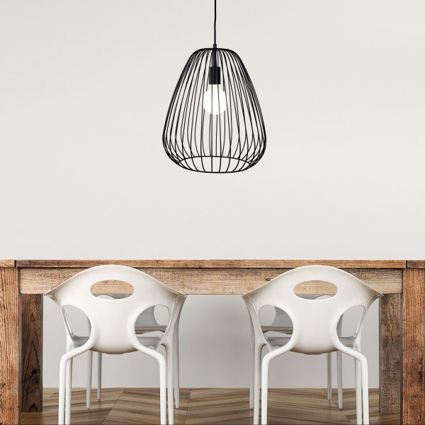 Pera 38 Pendant Light Black