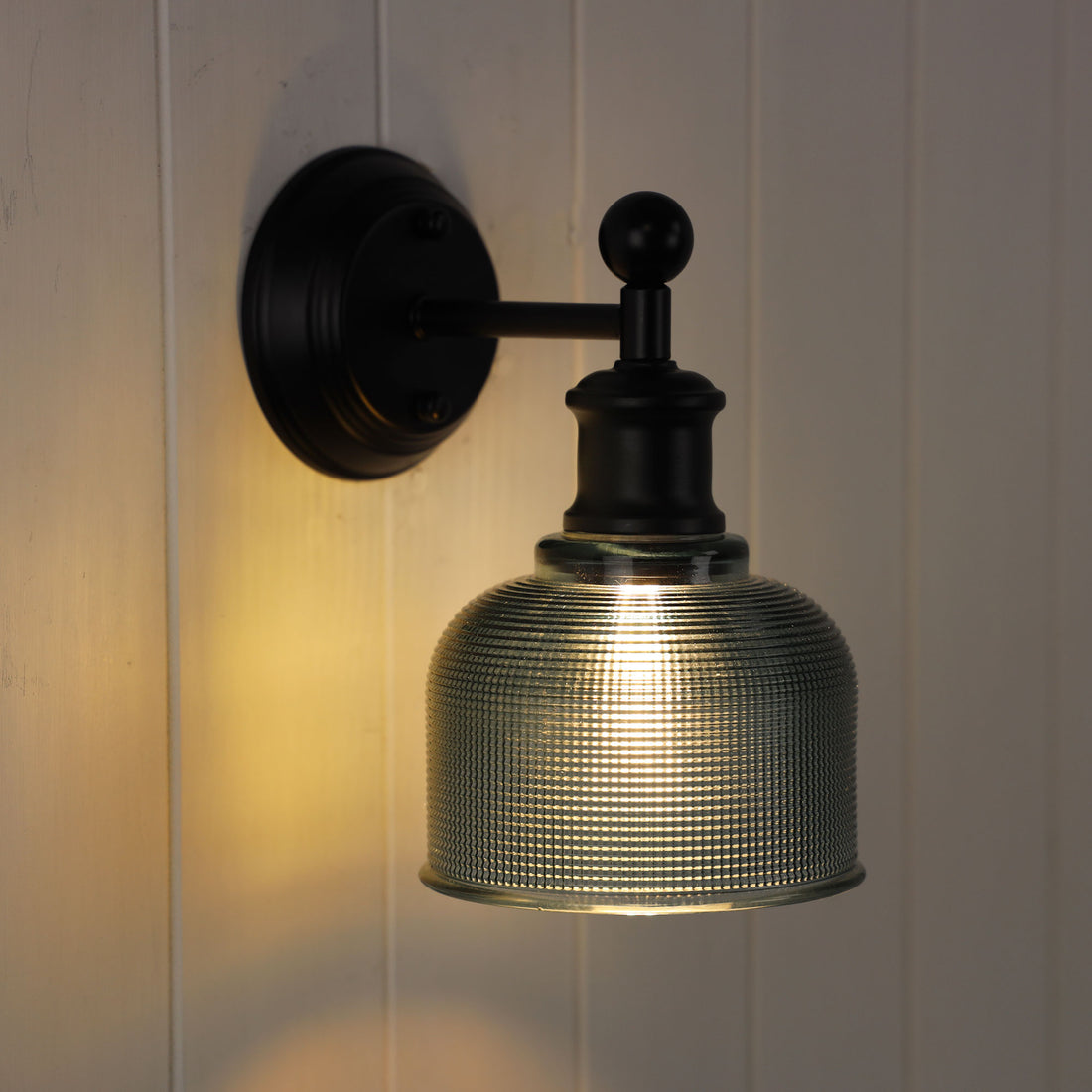 Brighton Wall Light Black/Blue