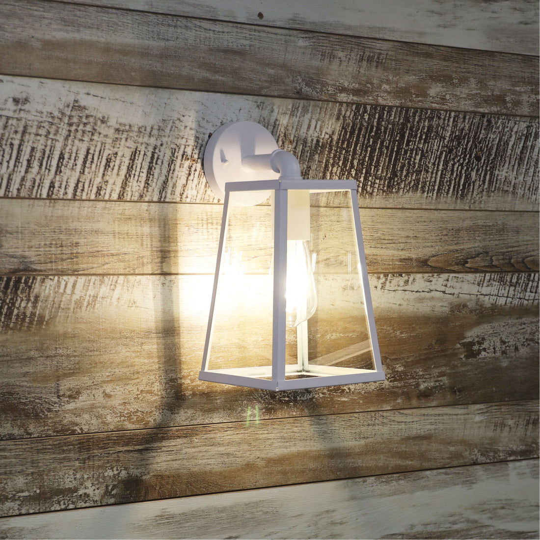 North Outdoor Wall Light White