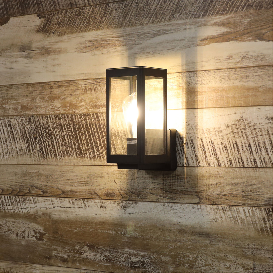 Portico Outdoor Wall Light Black