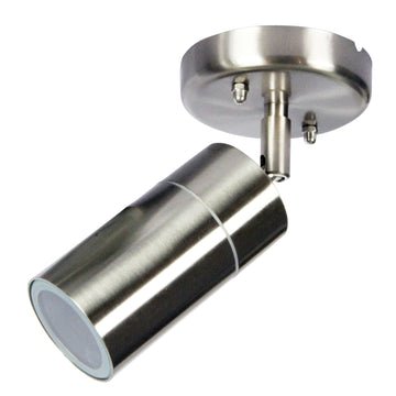 Zeta Stainless Steel LED Ready Spotlight-Single