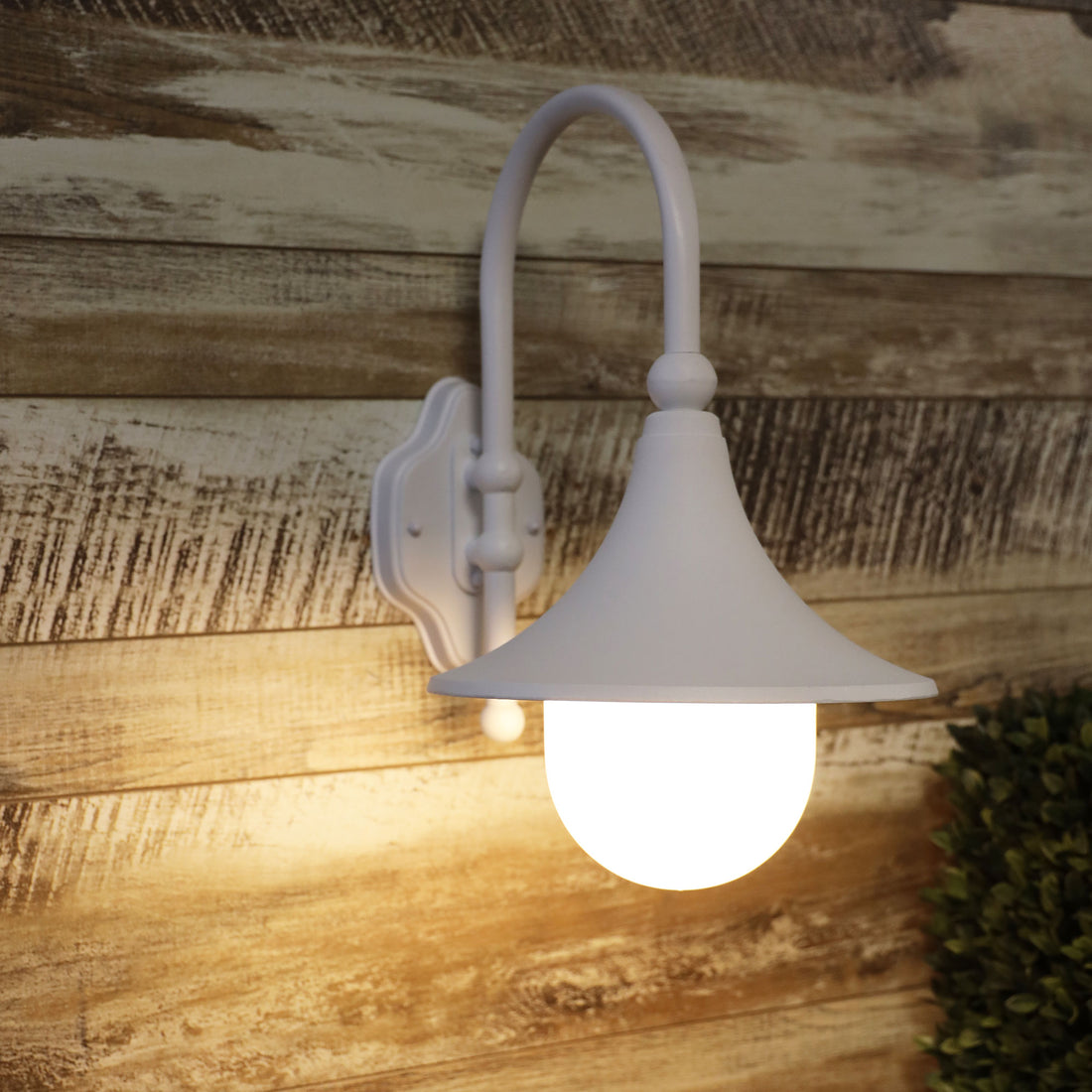 Moca Outdoor Wall Light White