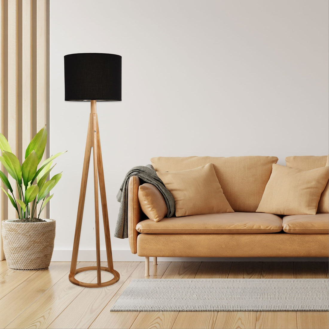 Stabb Floor Lamp Black