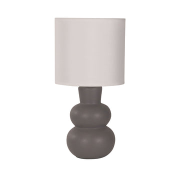 Holla Ceramic Table Lamp Grey