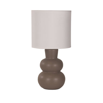 Holla Ceramic Table Lamp Taupe