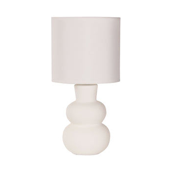 Holla Ceramic Table Lamp White
