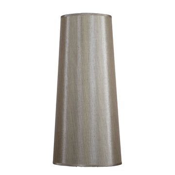 Tapered Table Lamp Shade Silver 19cm