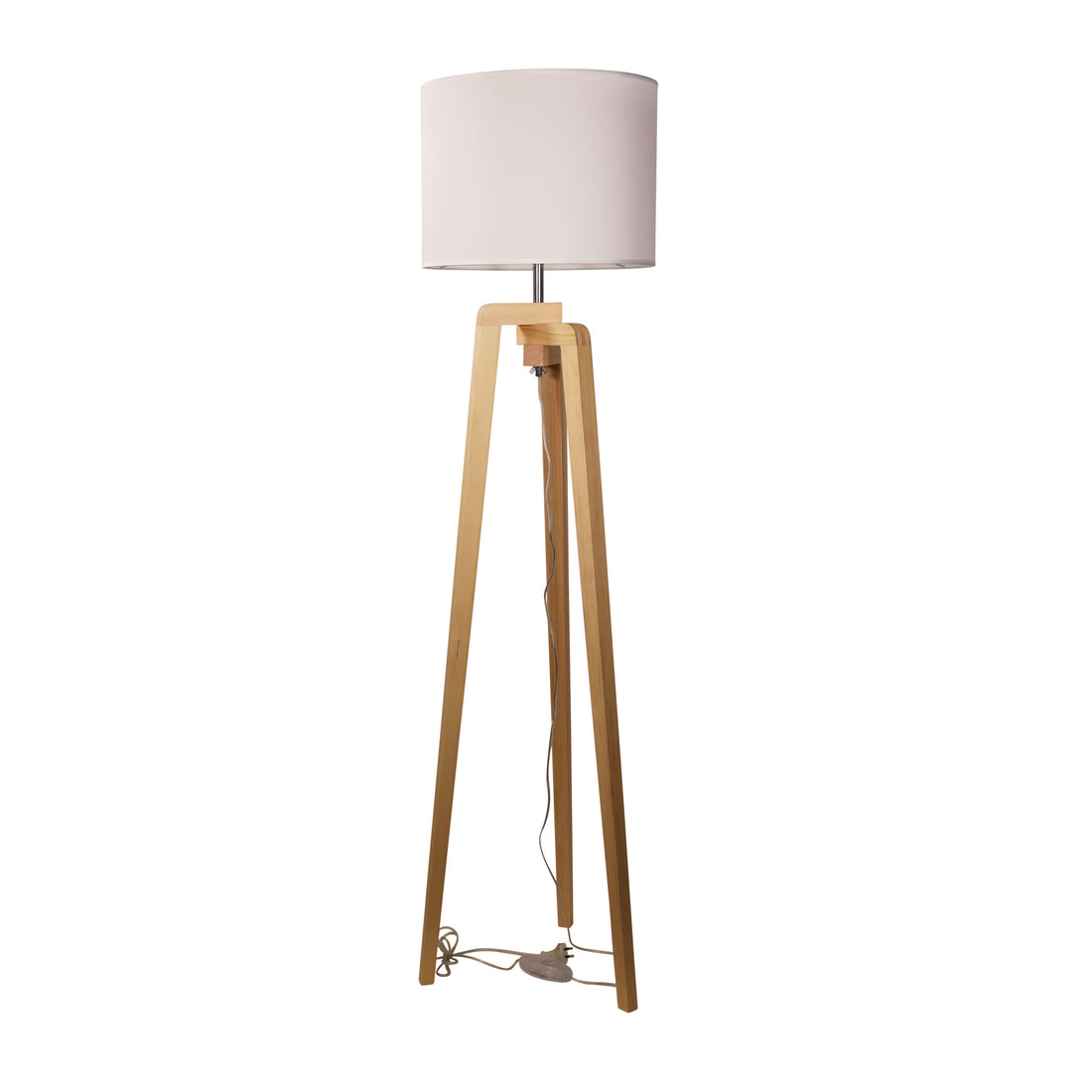 Lund Complete Floor Lamp White