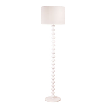 Spindle Floor Lamp White