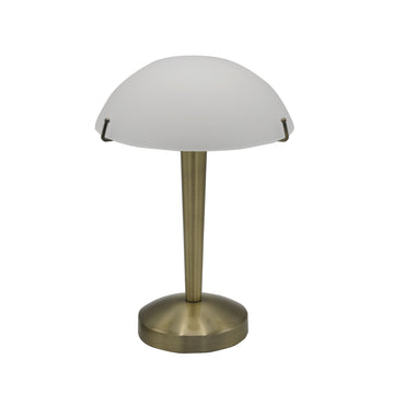Ruby On-Off Touch Table Lamp Antique Brass