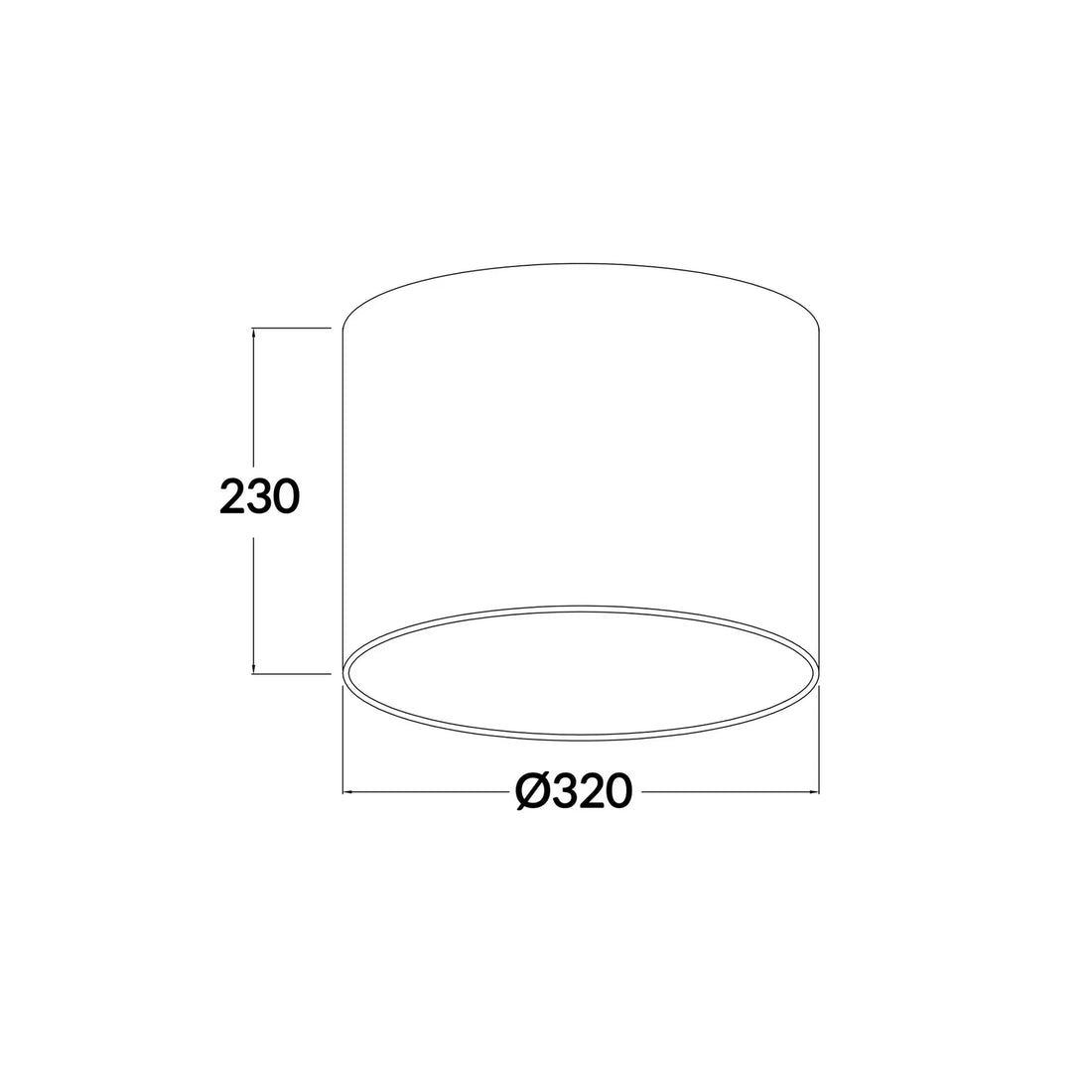 DIY Drum Lamp Shade Natural