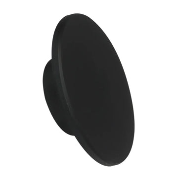Shadowtri Exterior LED Tri-CCT Round Backlit Wall Light IP65 and IK08 Diam 250mm Black
