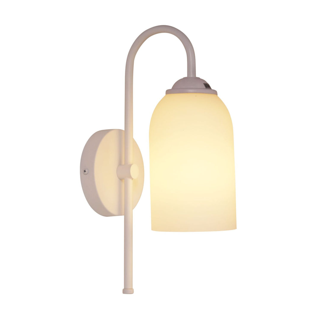 Arlington Opal Matt Glass Wall Light White