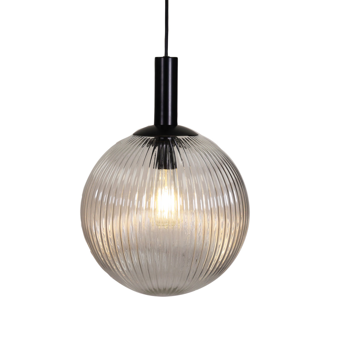 Legarno Single Pendant Light Clear Glass 30cm