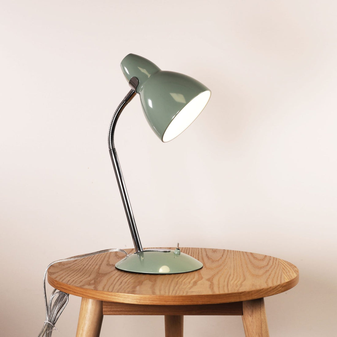 Trax Classic Gooseneck Task Table Lamp Sage Green