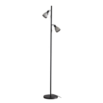 Alma Twin Decorative Glass  Floor Lamp