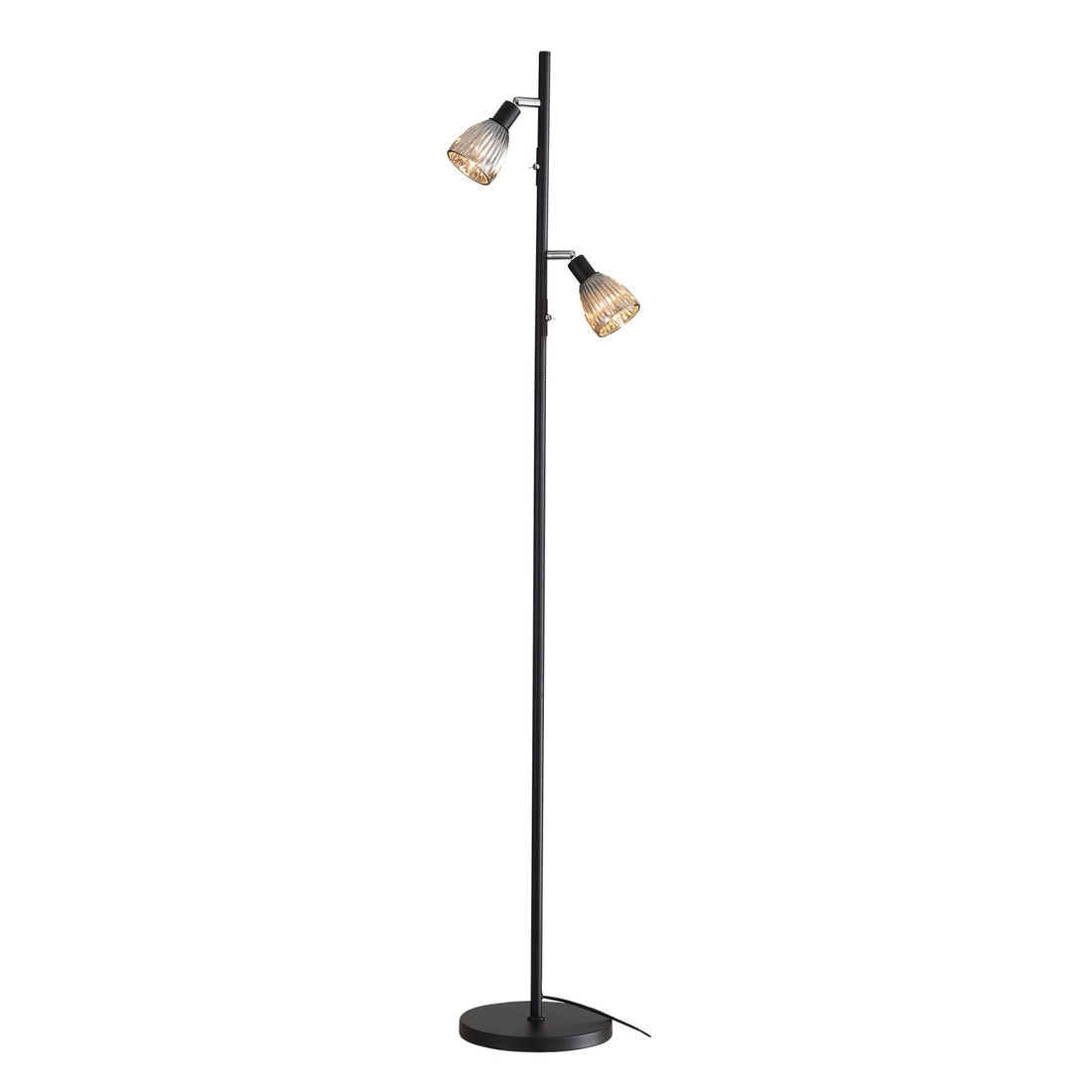Alma Twin Decorative Glass  Floor Lamp