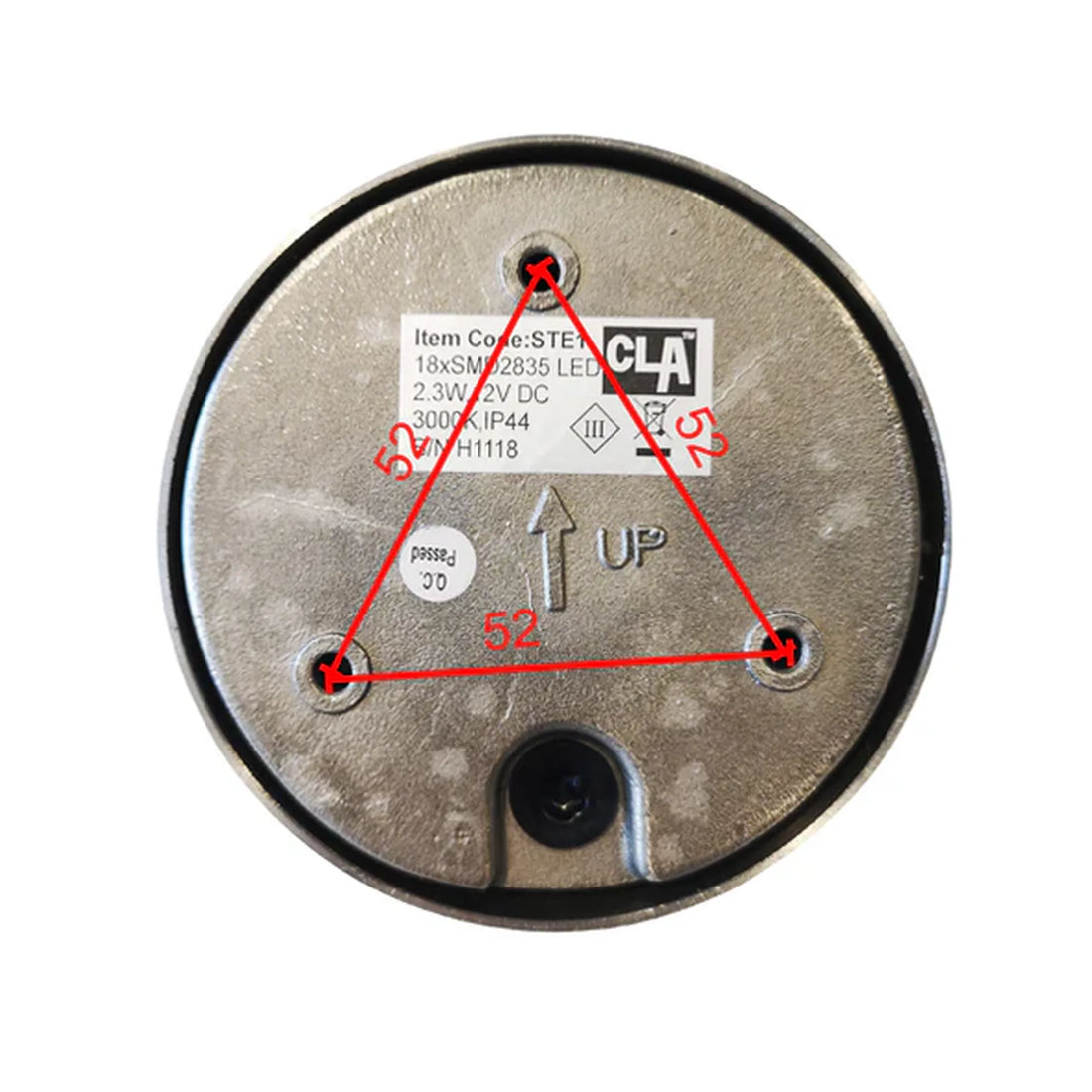 LED Exterior Surface Mounted Eyelid Step Wall Light IP44 240V