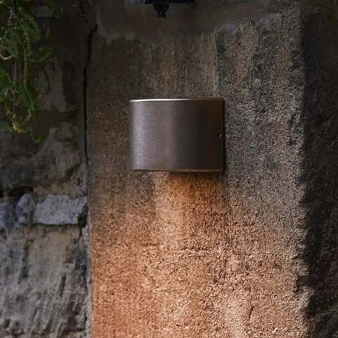 Exterior 12V Curved Surface Mounted Step Wall Light Bronze IP65 Curved
